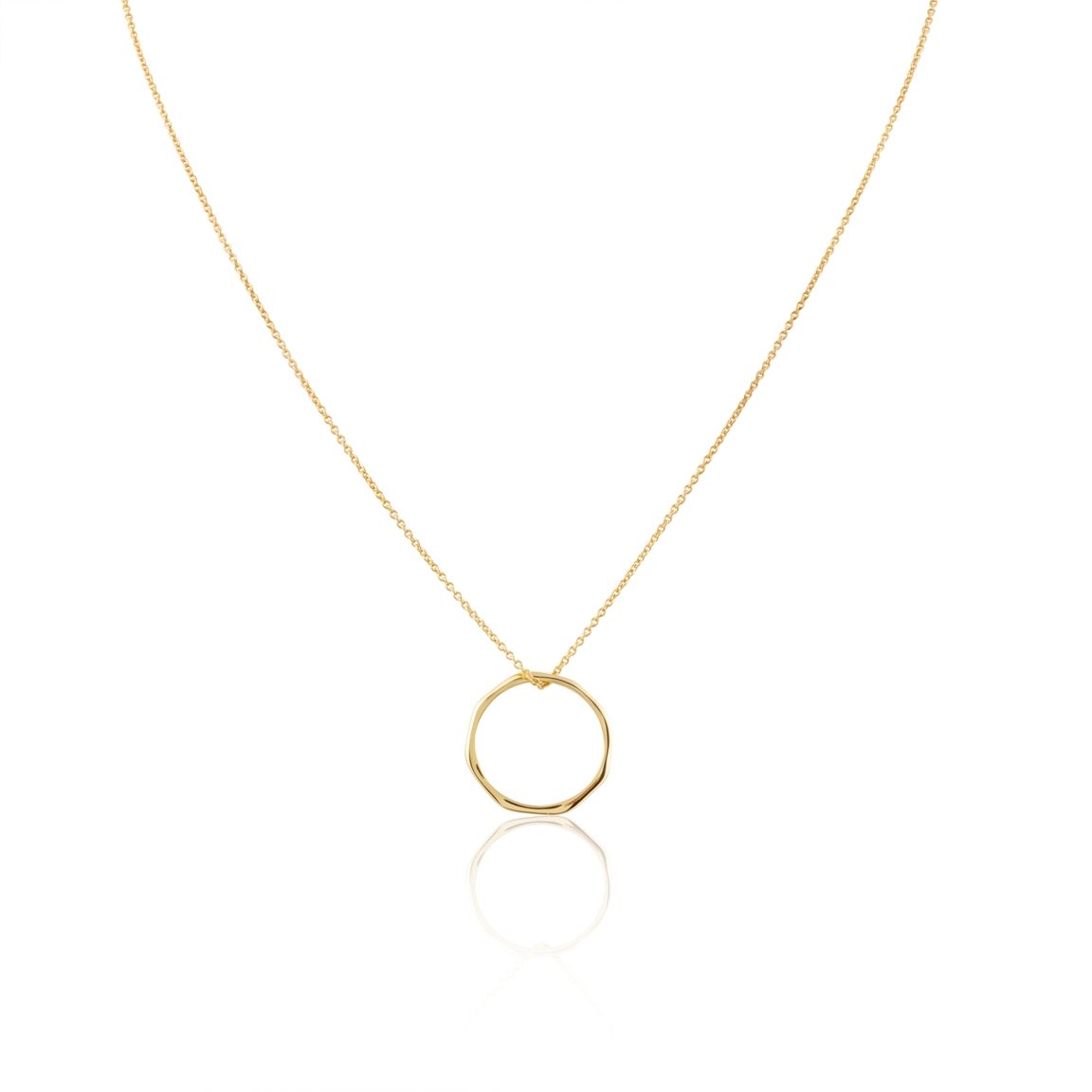 Angled Hoop Pendant - Livetta -