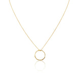 Angled Hoop Pendant - Livetta -