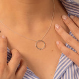 Angled Hoop Pendant - Livetta -