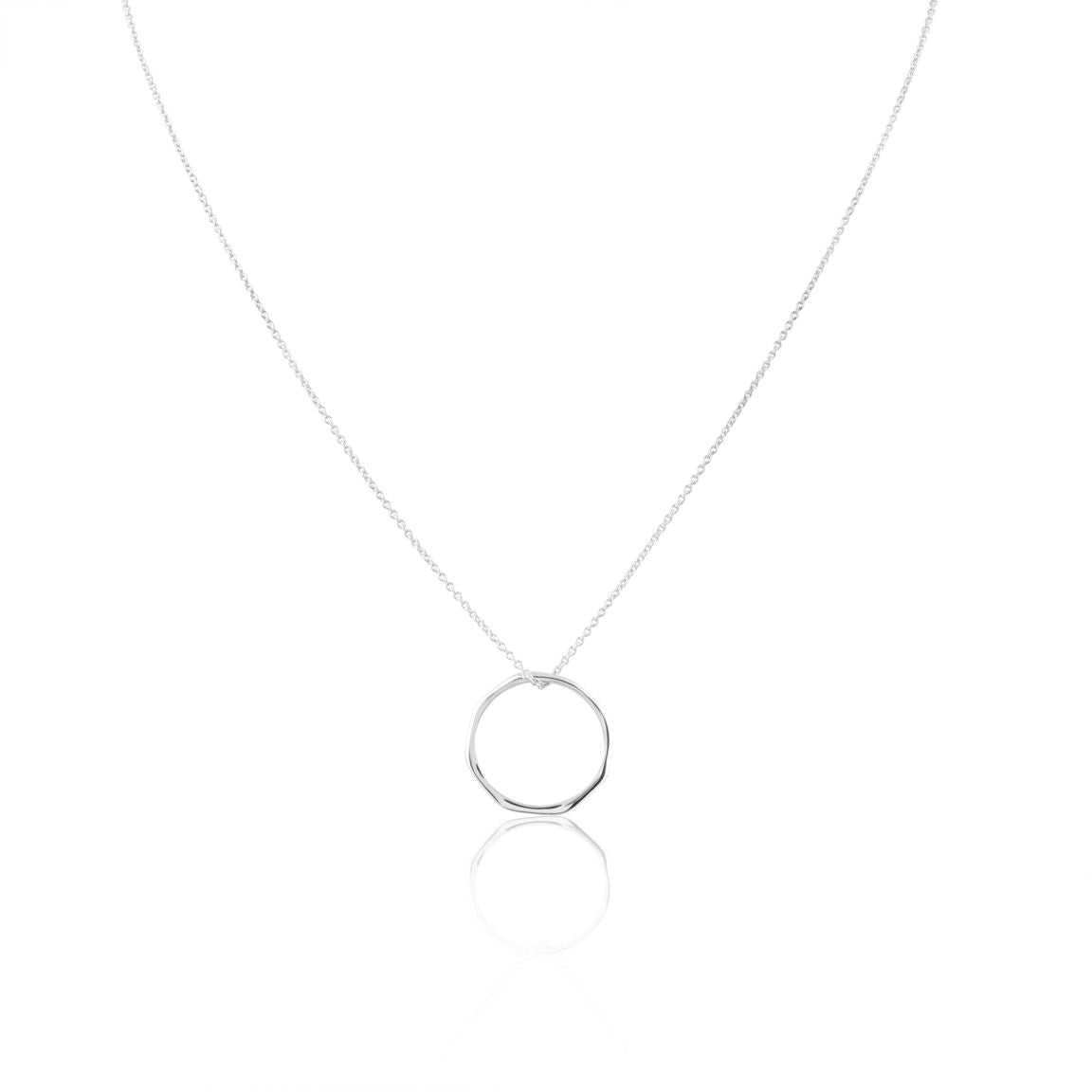 Angled Hoop Pendant - Livetta -