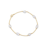 White Multi Pearl Bracelet - Livetta - Bracelet