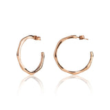 Angled Hoop Earrings - Livetta - Earrings