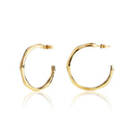Angled Hoop Earrings - Livetta - Earrings