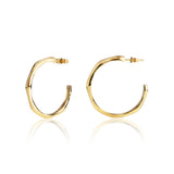 Angled Hoop Earrings - Livetta - Earrings