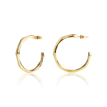 Angled Hoop Earrings - Livetta - Earrings
