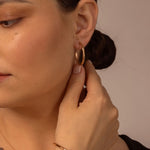 Angled Hoop Earrings - Livetta - Earrings