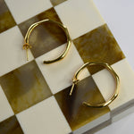 Angled Hoop Earrings - Livetta - Earrings
