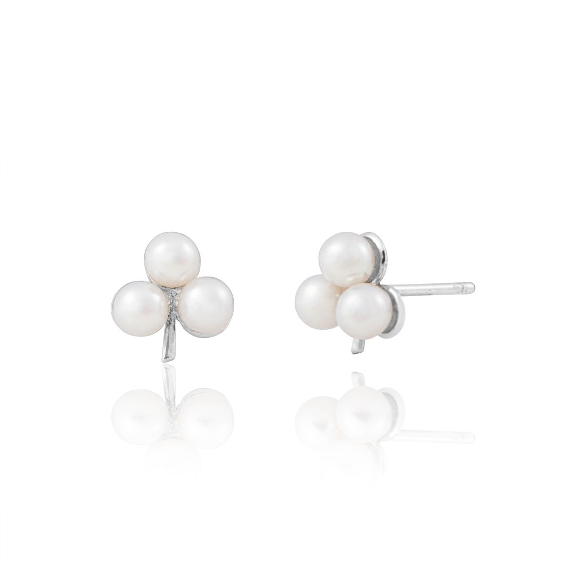 Clover Pearl Studs - Livetta - 