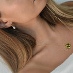 Gold Drop Pearl Huggies - Livetta - 