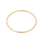 gold vermeil hammered bangle