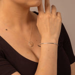 Hammered Pendant Necklace - Livetta - 