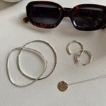 Hammered Pendant Necklace - Livetta - 