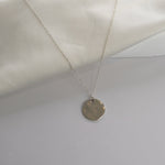 Silver Hammered Pendant Necklace - Livetta