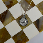 Silver lioness pendant Livetta