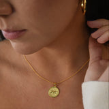 Gold lioness pendant Livetta