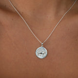 Silver lioness pendant Livetta