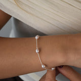 Pink Multi Pearl Bracelet - Livetta - Bracelet