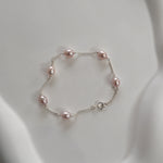 Pink Multi Pearl Bracelet - Livetta - Bracelet