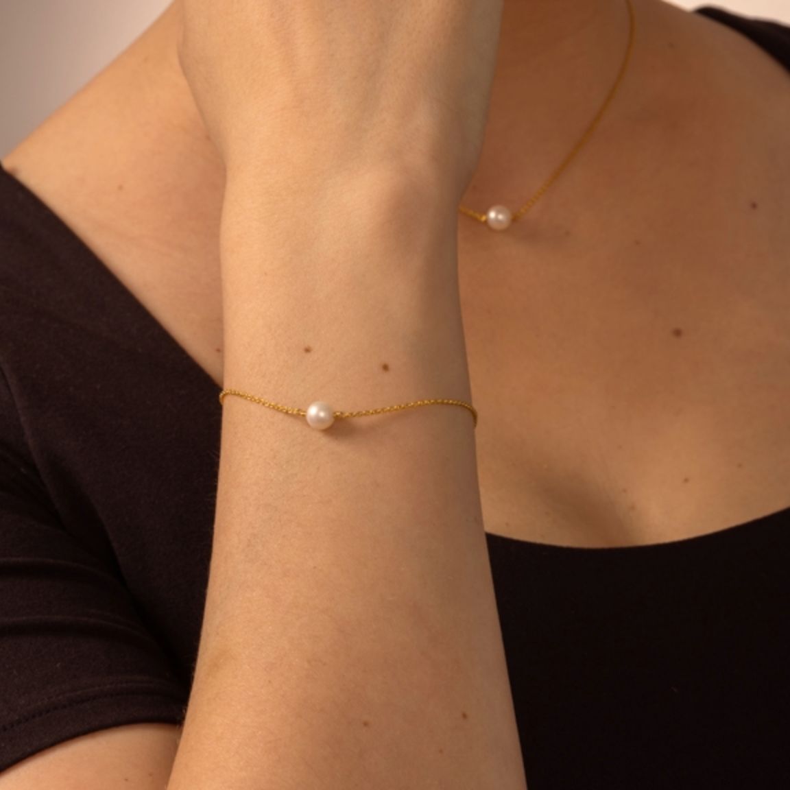 Single Pearl Bracelet - Livetta - 