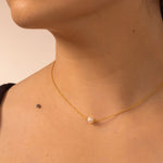 Single Pearl Choker - Livetta - 