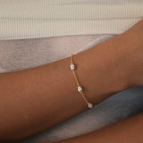 White Multi Pearl Bracelet - Livetta - Bracelet
