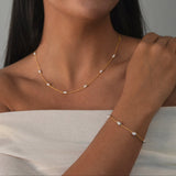 White Multi Pearl Bracelet - Livetta - Bracelet